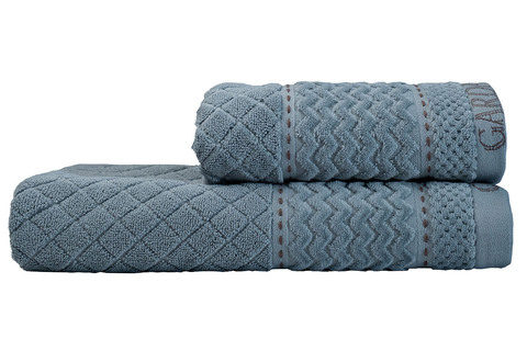 Полотенце 50x90 Garda Decor Наполи голубое