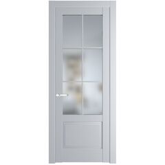 Межкомнатная дверь эмаль Profil Doors 4.2.2 (р.6) PD лайт грей остеклённая