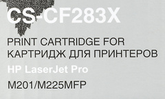 Картридж лазерный Cactus CS-CF283X CF283X черный (2200стр.) для HP LJ Pro M225dn, M201, M202