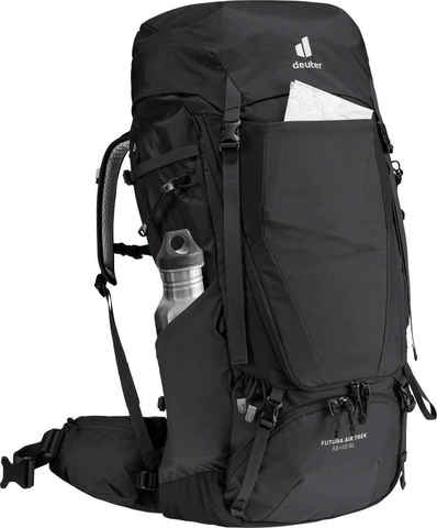 Картинка рюкзак туристический Deuter Futura Air Trek 55+10 SL black-graphite - 3