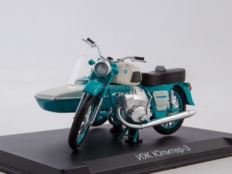 Motorcycle IZH-Jupiter 3K sidecar 1:24 Our Motorcycles Modimio Collections #11