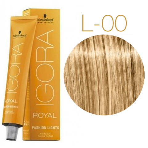 Schwarzkopf Igora Royal Fashion Lights L-00 (Блонд натуральный) - Перманетный краситель