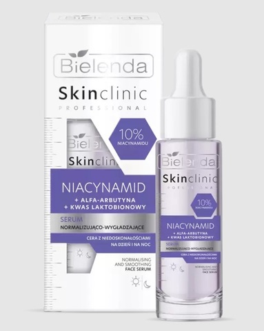 SKIN CLINIC PROFESSIONAL NIACINAMIDE сыворотка нормализующая и разглаживающая, 30 мл