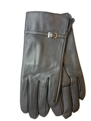 Yongsheng.Эко кожа. Подклад плюш-флис. Перчатки.Женские.10 шт в упаковке.