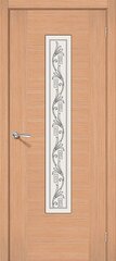 Дверь Рондо / Цвет Ф-05 (Дуб) / Стекло Худ. / Двери Браво