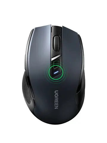 Мышь UGREEN MU006 Ergonomic Wireless Mouse 2.4G 4000DPI безшумная, черный