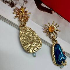73138 - Серьги длинные style by Schiaparelli с подвесками lux
