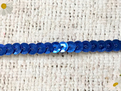 Тесьма пайетки на нитке, ш. 0,6 см