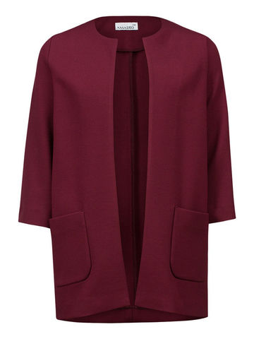 Жакет Stylish Amadeo, цвет бордовый