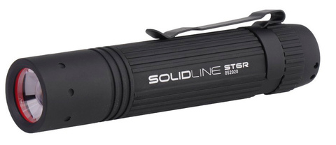 Фонарь ручной Led Lenser Solidline ST6R, чёрный, светодиодный, (502212)