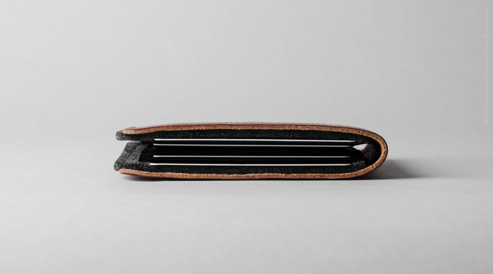 Hard Graft Bi Fold Wallet Classic — кошелёк из кожи