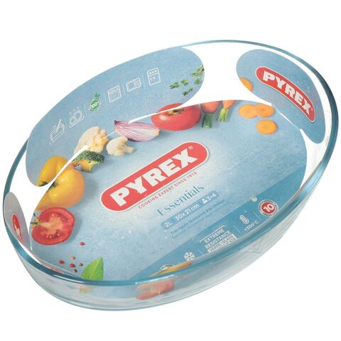 Форма для выпечки стекло, 21х30 см, 2 л, овал, Pyrex, Smart cooking, 345B000/5044