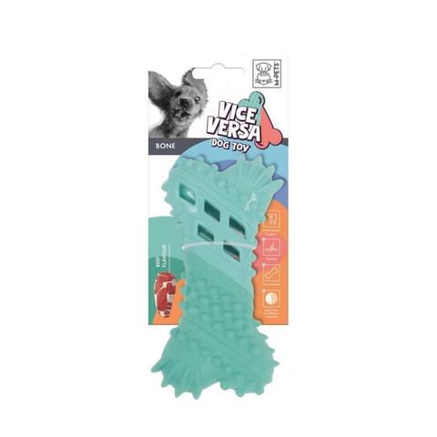 Игрушка M-PETS Косточка Вайс Верса с запахом говядины для лакомств, для собаки  4.22x8.51x15.88 см
