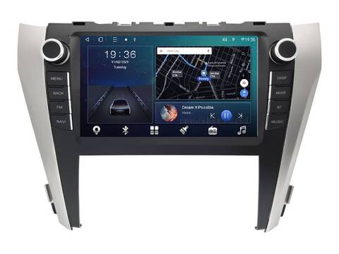 Магнитола для Toyota Camry V55 (2015-2018) Android 11 3/32GB QLED DSP 4G модель TO-1517TS18