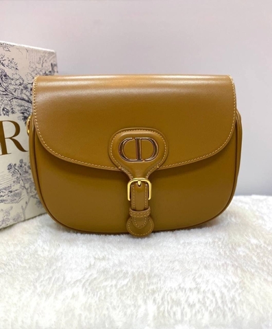 Сумка Dior Bobby, модель среднего формата светло-коричневый