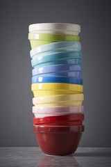 Чаша colour mix, D16 см, 800 мл, светло-голубая