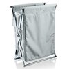 Decor Walther 0507793 Decor Walther Cross WB Корзина для белья 58.5x32x82см, цвет: хром / тростник серый