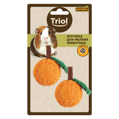 Triol набор игрушек для мелких животных из люфы 