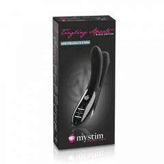 MYSTIM Вибратор с электростимуляцией Tingling Aparte eStim черный