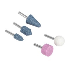 31-3-005 Набор шарошек оксид алюминия, хвостовик 6мм, 25х25, 25х14, 25х35, 13х25, 13х25, 5шт. (РемоКолор)