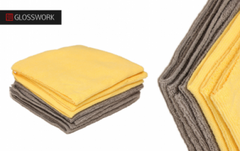 Glosswork All-Purpose Set Набор микрофибр синего и серого цветов, 8шт, 35х35 см, 250гм2