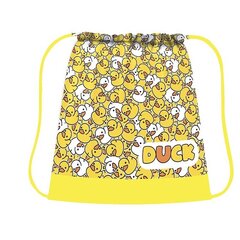 
          Мешок для сменной обуви, 1 отделение, ПЧЕЛКА, 340х420 мм, ткань, "Уточки", желтый