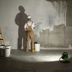 LED-прожектор Greenworks G40WLH 40V (2000Лм) с гибридным питанием, без АКБ и ЗУ