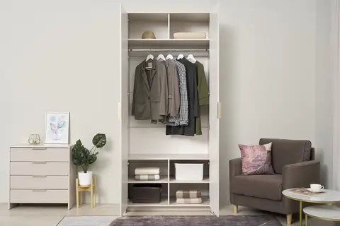 Шкаф 2-х створчатый Пандора ШК-04 кашемир / айриш