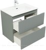 Aquanet 332535 Тумба с раковиной Джейн 70 цв.мисти грин (раковина Flat) (332535)
