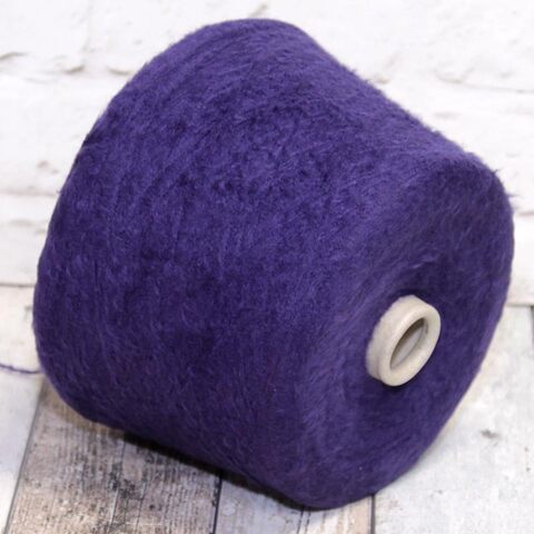 Вспушенный хлопок LANIFICIO DELL OLIVO / DAVOS 750 чернильно-синий