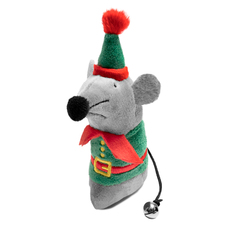 Triol игрушка для кошек Серая мышка 15 см