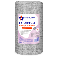 Салфетки в рулоне из микрофибры 25*25см