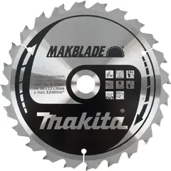 Диск по дереву MAKBLADE 260х30 мм /10T; 5° Makita B-29262