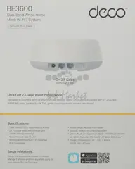 Домашняя Mesh Wi-Fi система TP-Link Deco BE25 BE3600 (2-pack) — фото 3