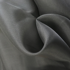 Органза шелковая черная 1111