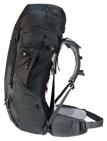 Картинка рюкзак туристический Deuter Futura Air Trek 55+10 SL black-graphite - 7