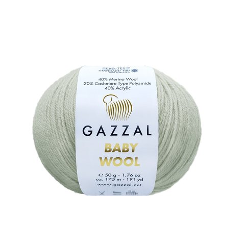 Пряжа Gazzal Baby Wool 817 серый