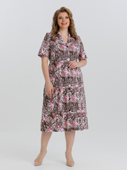 4536 Халат на пуговицах