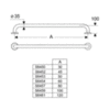 Ideal Standard Contour 21 S6459AC Поручень для ванны