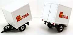 Trailer UAZ Van delivery of products, spare parts, goods 1:43 Agat Mossar Tantal