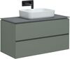 Allen Brau 1.21003.CGM Тумба под раковину  Infinity 100 1.21003.CGM олива матовый