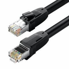 Кабель UGREEN NW121 (70172) Cat8 CLASS I S/FTP Round Ethernet Cable 5м черный