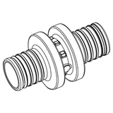 Муфта REHAU соединительная равнопроходная 16 РХ