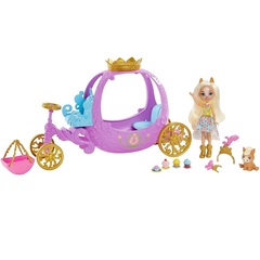 Набор Карета с Пеолой Пони и Питти. Энчантималс Королевская Коллекция