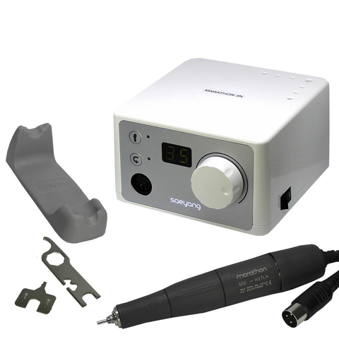 Аппарат для маникюра/педикюра Marathon 3N/H37LN серебристый/черный без педали