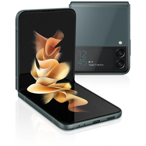 Смартфон Samsung Galaxy Z Flip 3 5G, 8/256Gb, Green