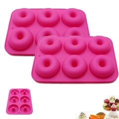 Форма силиконовая Пончик 6 шт