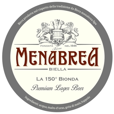 Пиво Menabrea Lager Blond