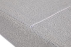 ТОТО лежанка анатомический матрас (рогожка), цвет серый (80х70х13см)