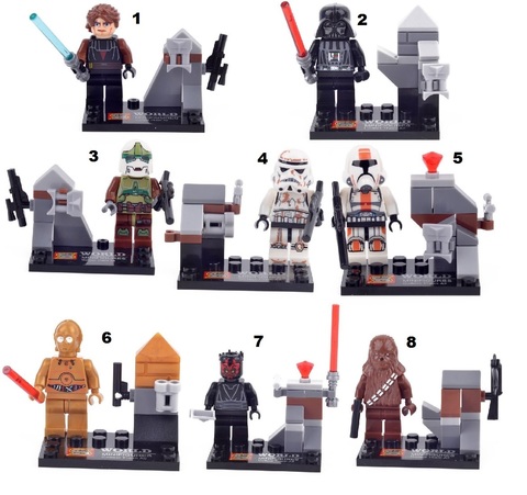 Minifigures Star Wars Blocks Building Series 04